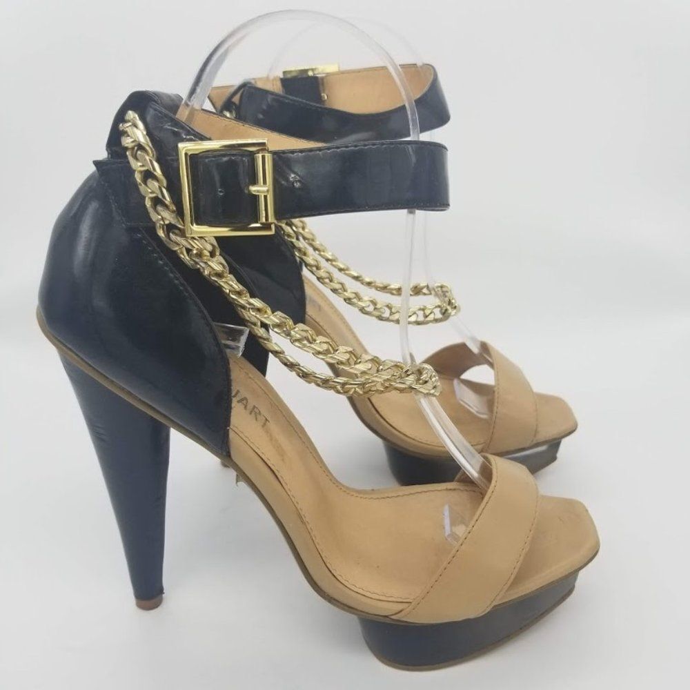 Colin Stuart Chain AnkleStrap Platform Heel/Size 7 - Picture 5 of 13